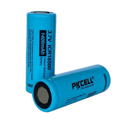 Pcs Pkcell Icr Mah Rechargeable Battery V Li Ion