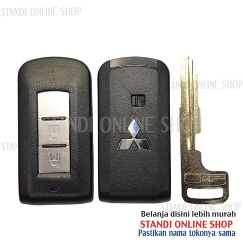 Jual New Casing Smartkey Keyless Remote Kunci Mitsubishi Xpander Pajero