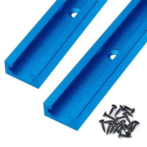 Hottarget Aluminum Inch T Track With Wood Screwsdouble Cut Profile