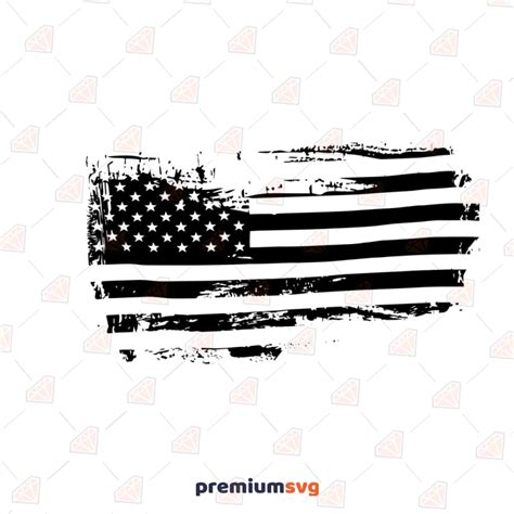 Grunge American Flag Svg Us Grunge Flag Svg Vector File Premiumsvg