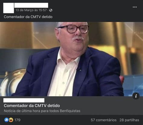 Comentador Desportivo Da Cmtv Foi Detido Checagem De Fatos