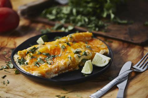 Hatch Green Chile Chicken Enchiladas