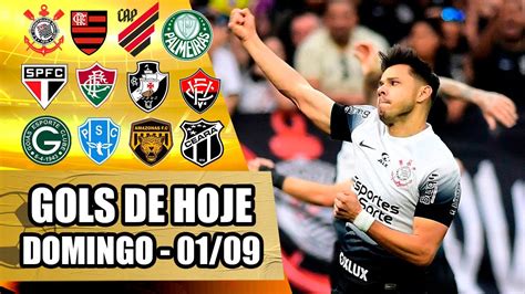 TODOS OS GOLS DESTE DOMINGO 01 09 24 GOLS DE HOJE PELO BRASILEIRÃO