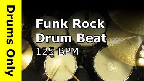 Funk Rock Drum Beat Bpm Youtube