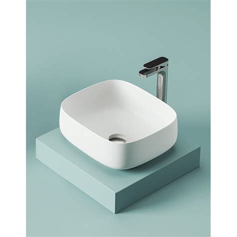 Lavabo Da Appoggio Cm 46 Cognac Quadro Art Ceram