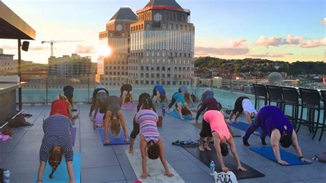 Sunset Rooftop Yoga Is Visually Stunning & Physically Rejuvenating ...