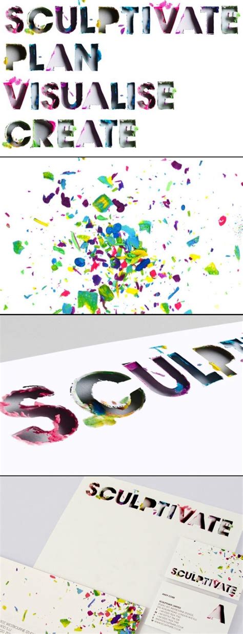 Playdoh Was Pushed Through A Stencil To Create An Identity That Can Be