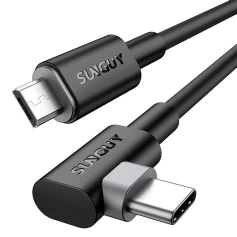 Sunguy Usb C To Micro Usb Otg Cable Pack Ft M Short