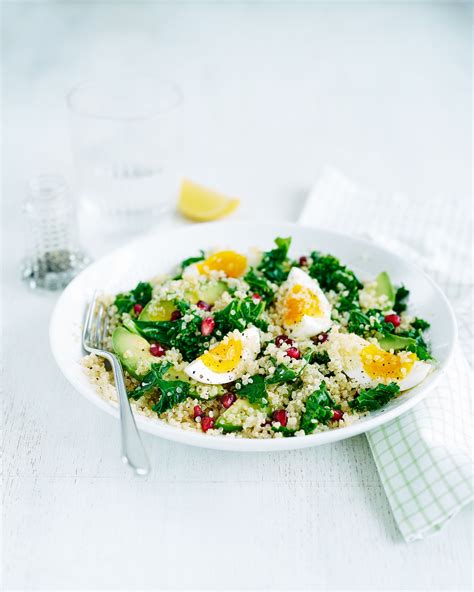 Egg Quinoa And Kale Salad Egg Recipes British Lion Eggs Recipe Kale Salad Kale Quinoa