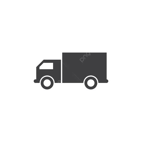 truck icon website box distribution vector website box distribution