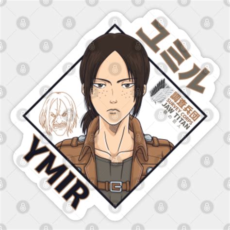 Jaw Titan Ymir - Attack On Titan Anime - Sticker | TeePublic