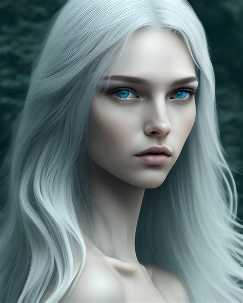 Download Ai Generated Woman White Hair Royalty Free Stock Illustration Image Pixabay