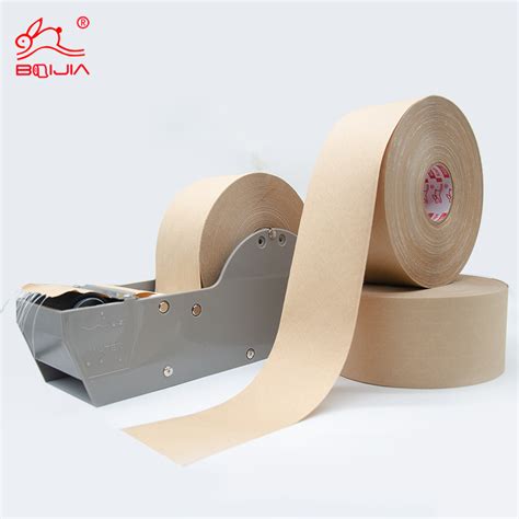 Custom Printed Tape Reinforced Kraft Carton Sealing Paper Tape Water