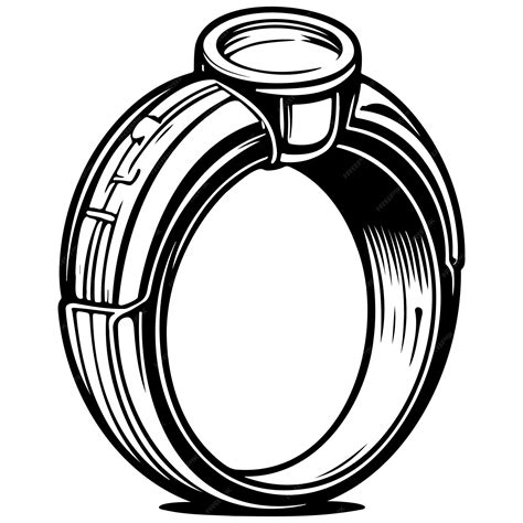 ring sketches hand drawn  illustration transparent background