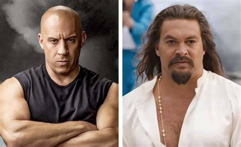 Vin Diesel está ciúmes de Jason Momoa por roubar a cena em Velozes