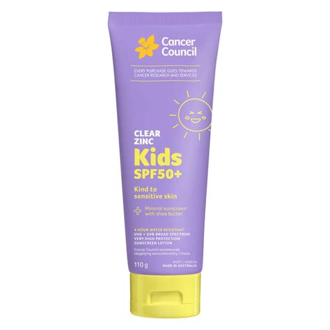 cancer council kids sunscreen spf protection cancer council shop