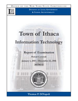 Fillable Online Town Of Ithaca Fax Email Print Pdffiller