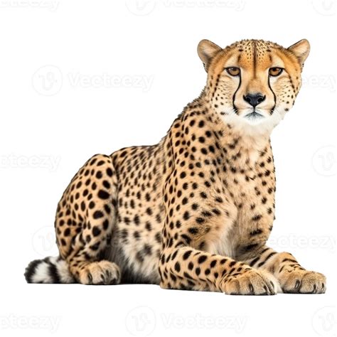 Cheetah isolated on Transparent background, generate ai 24728628 PNG