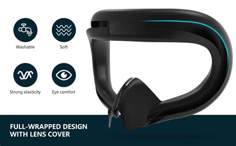 Vr Face Cover For Meta Quest 3 Silicone Face Pad Cushion