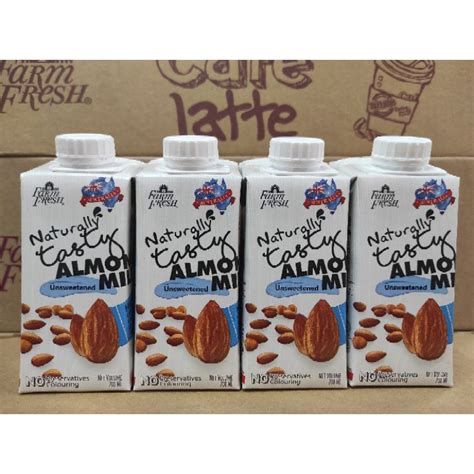 💥ready Stok And Fast Shipping 💥new Susu Badam Farm Fresh Almond Milk Uht