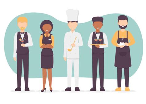 Restaurant Staff Illustrations Royalty Free Vector Graphics And Clip Art Istock