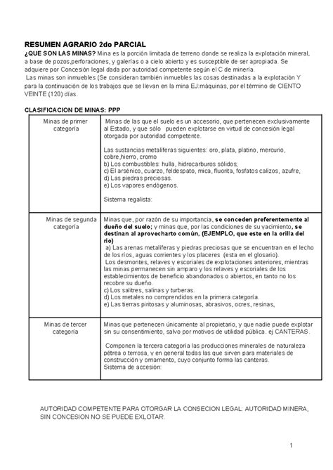 Resumen Agrario 2do Parcial RESUMEN AGRARIO 2do PARCIAL QUE SON LAS