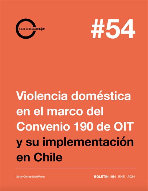 Comunidadmujer BoletÍn «violencia Doméstica En El Marco Del Convenio