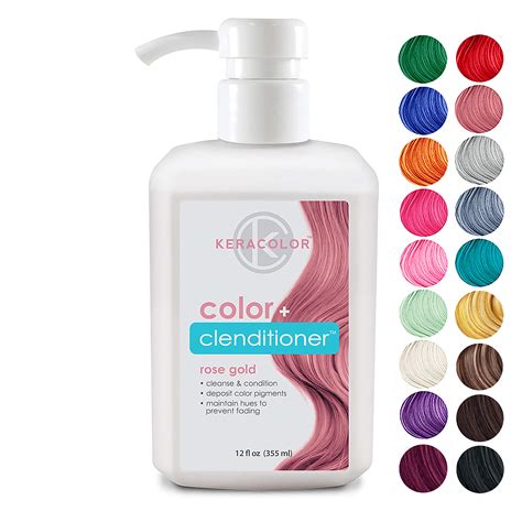 Keracolor Clenditioner Hair Dye 18 Colors Semi Permanent Hair Color Depositing Conditioner