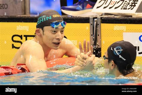 Japanese Swimmer Ryosuke Irie Reacts After Competeing The Men S 100