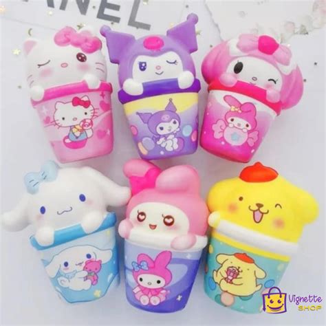 Jual Squishy Sanrio My Melody Kuromi Cinnamoroll Pompompurin Hello