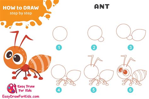 How To Draw An Ant Step By Step Learning How To Draw An Ant Can Be A