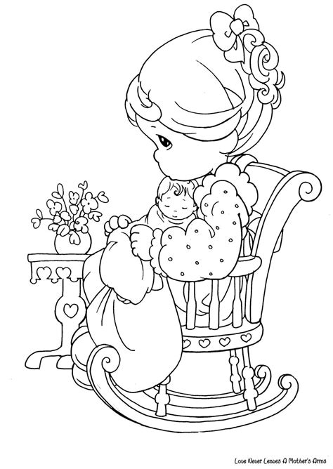 Dibujos Para Colorear Precious Moments