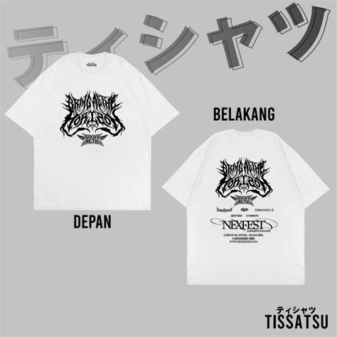 Jual TISSATSU Kaos BMTH Bring Me The Horizon X Babymetal NEXFEST 2024