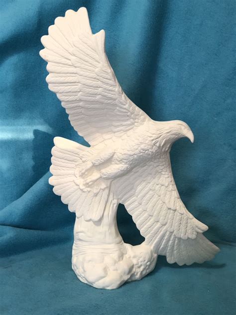 American Eagle In Ceramic Bisque Ready To Paint Etsy Ceramic Bisque