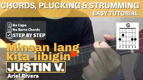 Minsan Lang Kitang Iibigin X Justin Vasquez Cover Easy Guitar