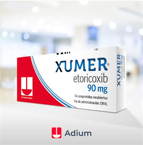 Etoricoxib 90 Mg Xumer Caja X 14 Comprimidos Recubiertos Adium