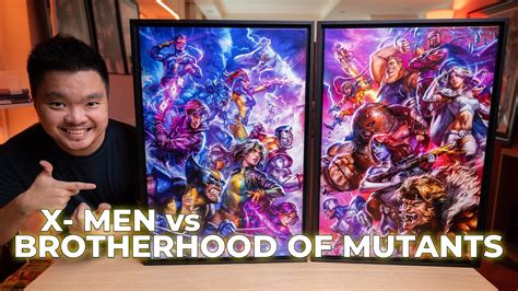 X Men And Brotherhood Of Mutants Sideshow Art Print Youtube