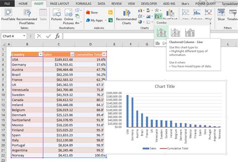 Stacked Pareto Chart Excel