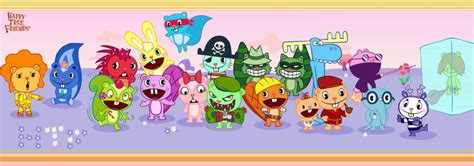 Image - HTF characters-1-.png | Happy Tree Friends Wiki | FANDOM ...