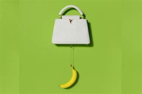 Louis Vuittons Limited Edition Artycapucine Bag Comes With Bananas Apples And Eggs