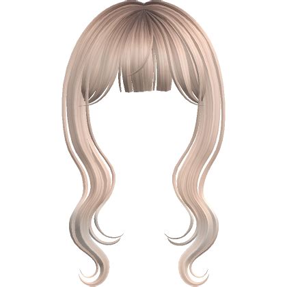 Long Wavy Bangs Platinum Blonde Roblox