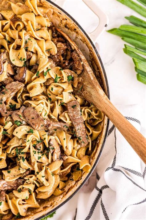 Ultimate Beef Stroganoff 30 Minute Recipe The Chunky Chef