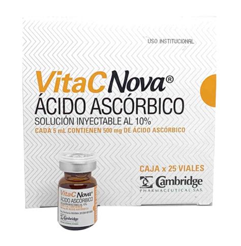 Vitamina C solución inyectable intravenosa