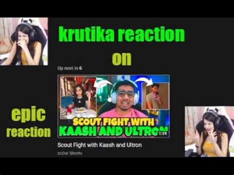 KRUTIKA REACT ON SCOUT SHORTS FUNNY REACTION MUST WATCH YouTube