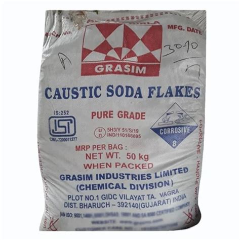 Aditya Birla Caustic Soda Flake Naoh Concentration 99 At Rs 38 Kg In Kolkata