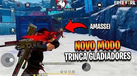 Joguei O Novo Modo TRINCA De GLADIADORES Do Free Fire YouTube