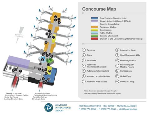 Huntsville Airport Terminal Map - AllMaps: Preserving Every Map Ever!