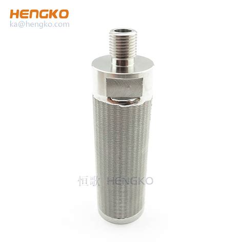 Micron Sintered Porous Metal Stainless Steel Filter Cylinder