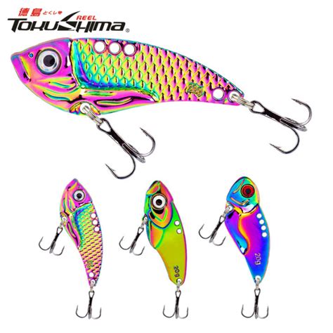 Pcs Metal Colorful Vib Lure G G G G G D Eyes Fishing Spoons