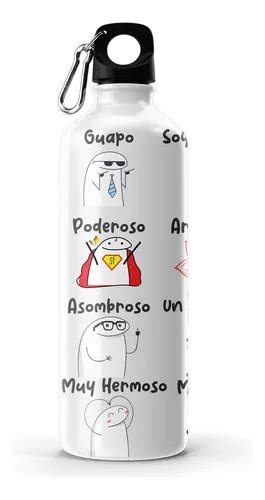 Botella Flork Meme Guapo Poderoso Asombroso Muy Hermoso